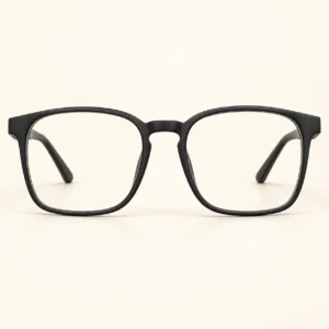 Zero-Power Blue-Cut Anti-Glare Glasses — Black product image