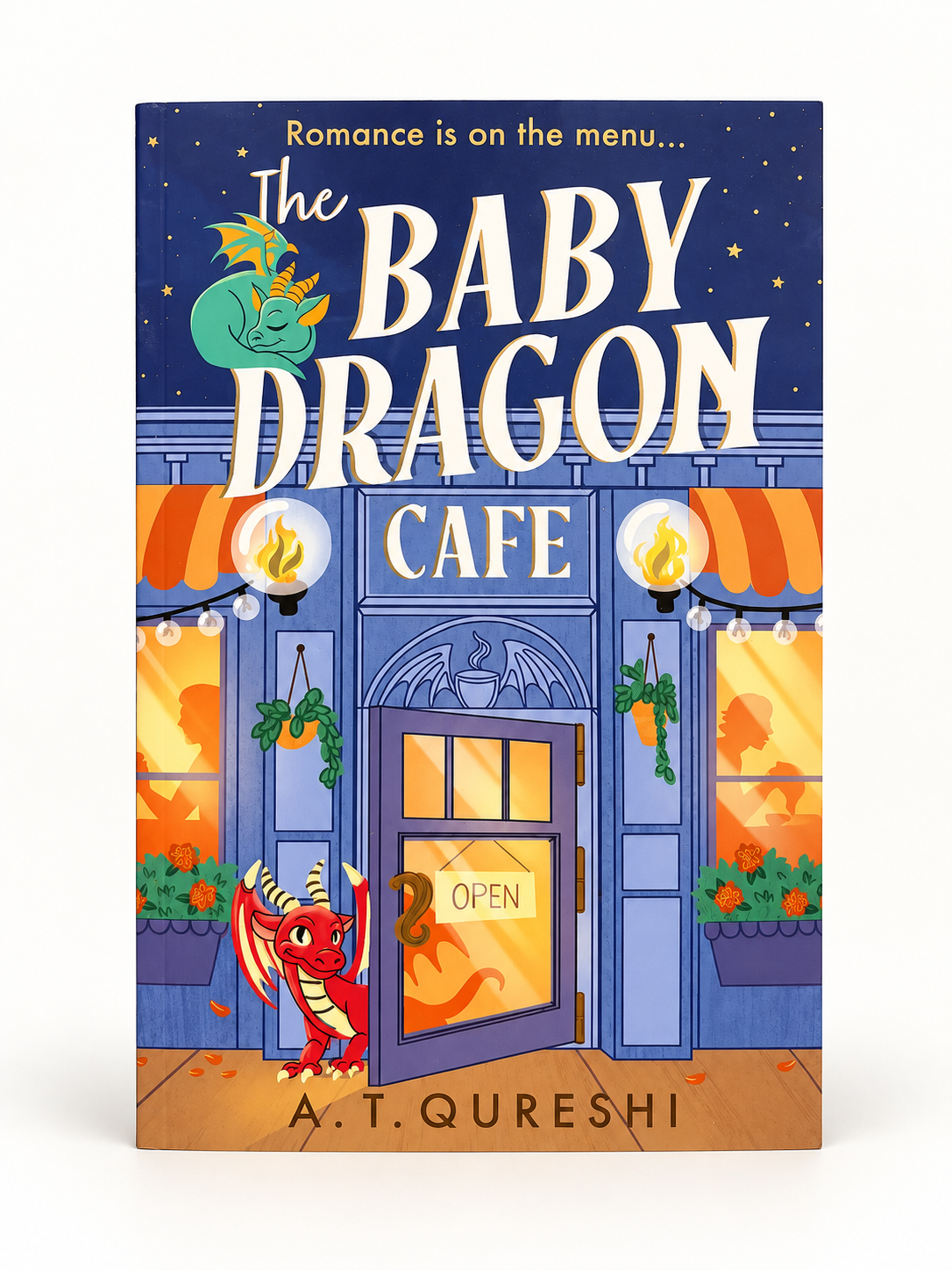 The Baby Dragon Cafe by A. T. Qureshi cover image